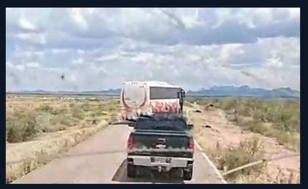 Reportan narco-bloqueos y presencia de grupos armados en carretera Camargo-Ojinaga